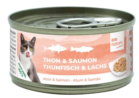 Picture of Bubimex Nature Tuna & Salmon – 100% Natural Cat Food, 70g